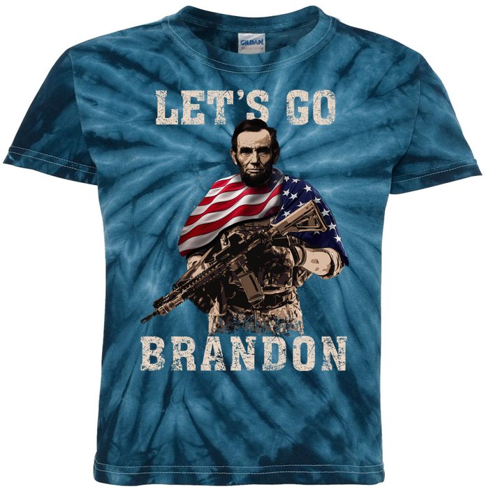 LET'S GO BRANDON Kids Tie-Dye T-Shirt