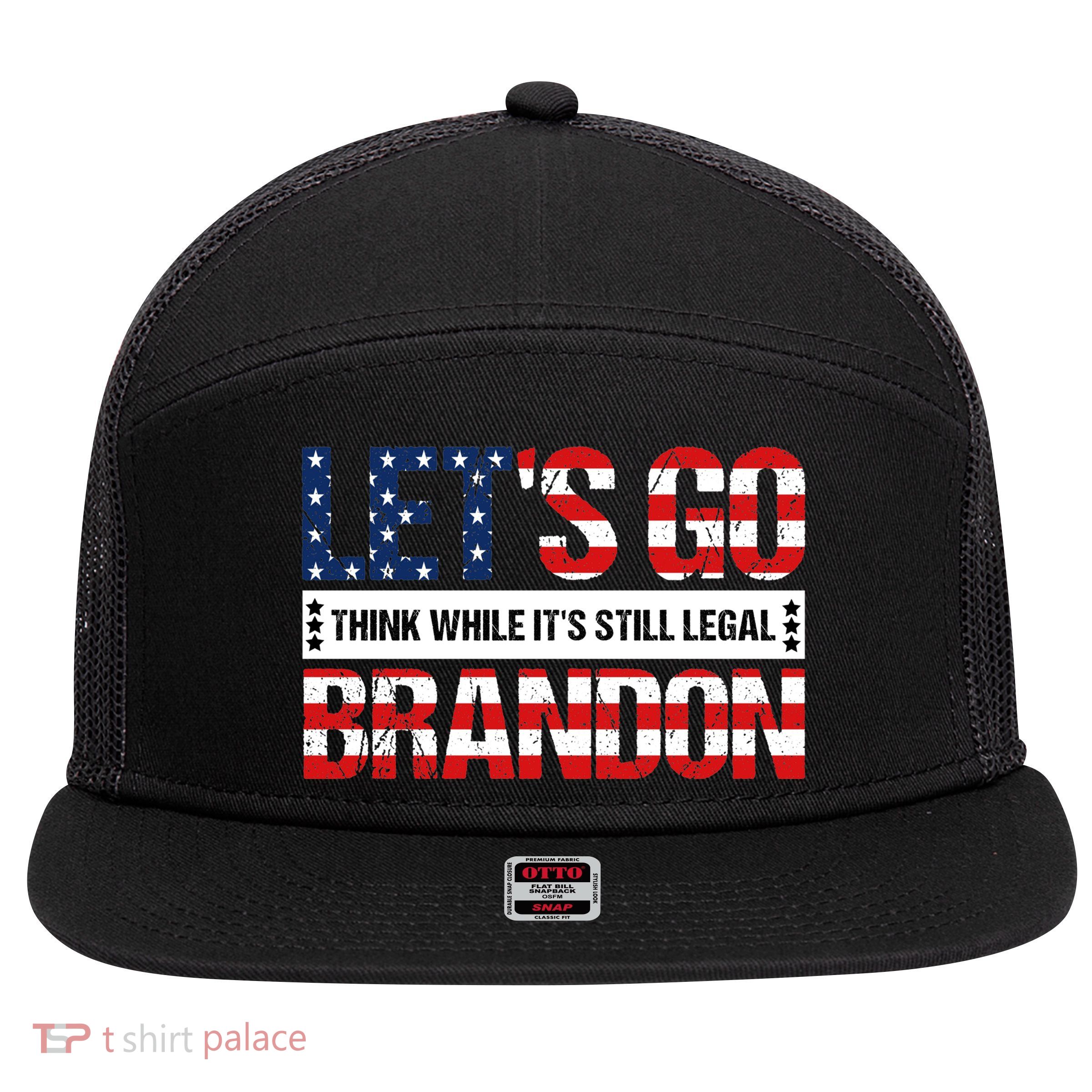 Let's Go Brandon Lets Go Brandon Lets Go Brandon Let's Go Brandon 7 Panel Mesh Trucker Snapback Hat