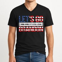 Let's Go Brandon Lets Go Brandon Lets Go Brandon Let's Go Brandon V-Neck T-Shirt