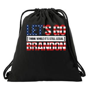 Let's Go Brandon Lets Go Brandon Lets Go Brandon Let's Go Brandon Drawstring Bag