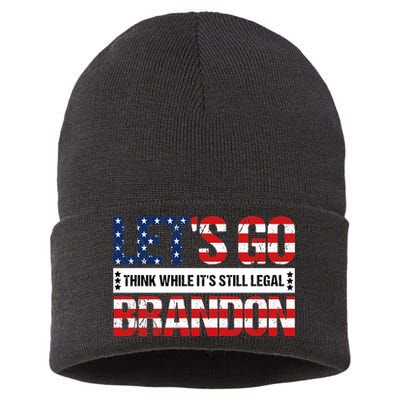 Let's Go Brandon Lets Go Brandon Lets Go Brandon Let's Go Brandon Sustainable Knit Beanie