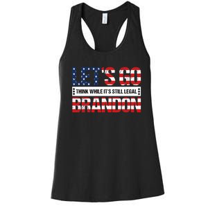 Let's Go Brandon Lets Go Brandon Lets Go Brandon Let's Go Brandon Women's Racerback Tank