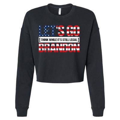 Let's Go Brandon Lets Go Brandon Lets Go Brandon Let's Go Brandon Cropped Pullover Crew