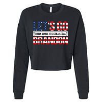 Let's Go Brandon Lets Go Brandon Lets Go Brandon Let's Go Brandon Cropped Pullover Crew