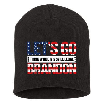 Let's Go Brandon Lets Go Brandon Lets Go Brandon Let's Go Brandon Short Acrylic Beanie