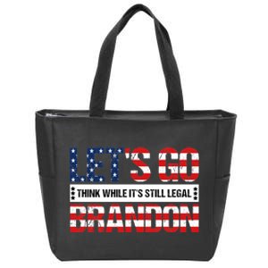 Let's Go Brandon Lets Go Brandon Lets Go Brandon Let's Go Brandon Zip Tote Bag