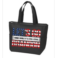 Let's Go Brandon Lets Go Brandon Lets Go Brandon Let's Go Brandon Zip Tote Bag