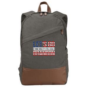 Let's Go Brandon Lets Go Brandon Lets Go Brandon Let's Go Brandon Cotton Canvas Backpack