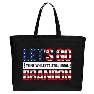 Let's Go Brandon Lets Go Brandon Lets Go Brandon Let's Go Brandon Cotton Canvas Jumbo Tote