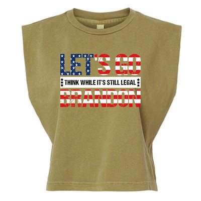 Let's Go Brandon Lets Go Brandon Lets Go Brandon Let's Go Brandon Garment-Dyed Women's Muscle Tee