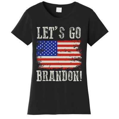 LetS Go Brandon Lets Go Brandon American Flag Women's T-Shirt