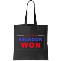 LetS Go Brandon Brandon Won Anti Trump Pro Biden President Tote Bag