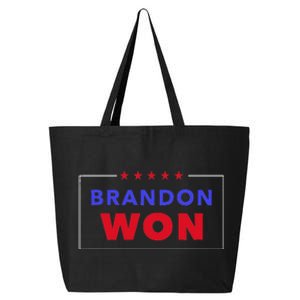 LetS Go Brandon Brandon Won Anti Trump Pro Biden President 25L Jumbo Tote