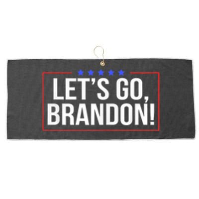 Lets Go Brandon Conservative Anti Liberal Pocket Design Large Microfiber Waffle Golf Towel