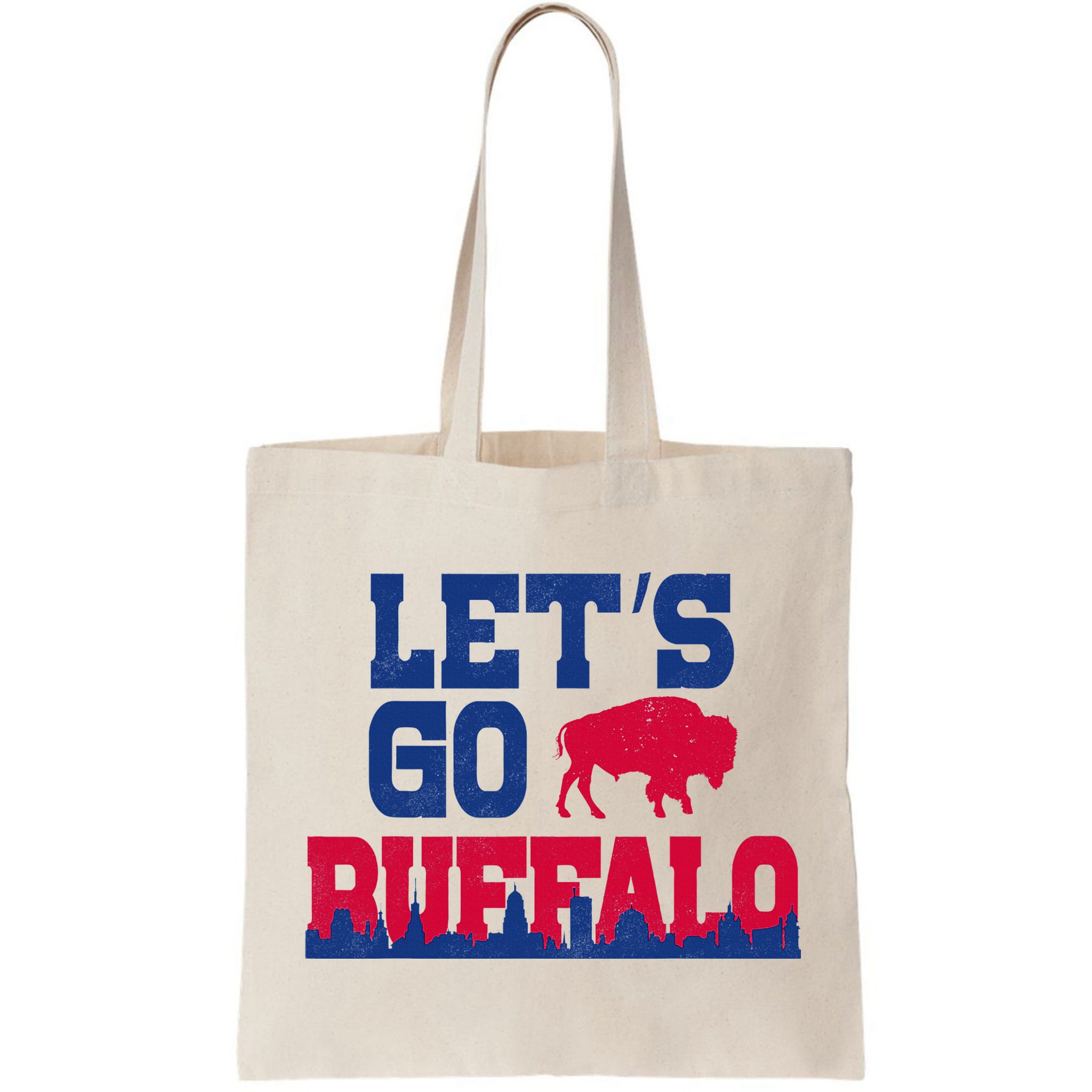 Lets Go Buffalo New York Buffalo Sports Fan Buffalo Bag