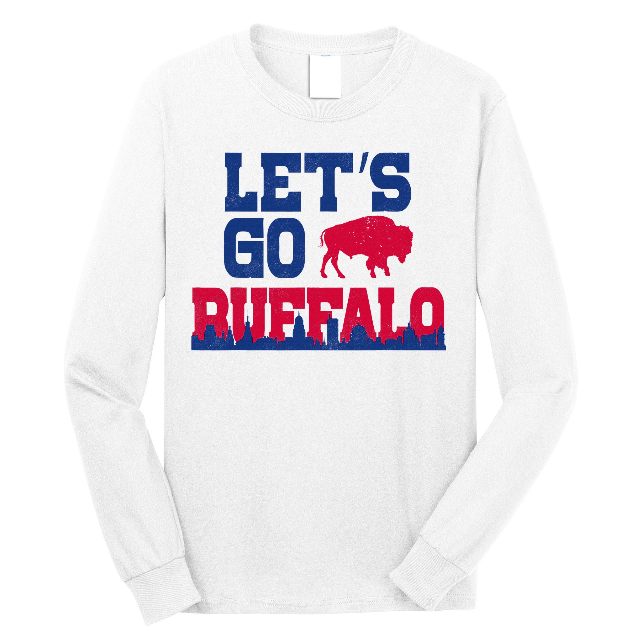 Lets Go Buffalo New York Buffalo Sports Fan Buffalo Long Sleeve Shirt