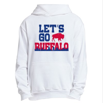 Lets Go Buffalo New York Buffalo Sports Fan Buffalo Urban Pullover Hoodie