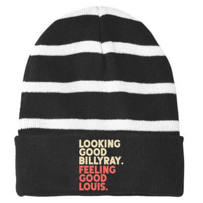 Looking Good Billy Ray Feeling Good Louis Stocks Trading Striped Beanie with Solid Band