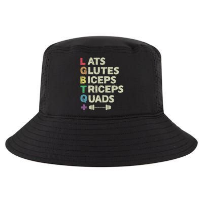 Lats Glutes Biceps Triceps Quads Lgbt Cool Comfort Performance Bucket Hat