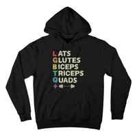 Lats Glutes Biceps Triceps Quads Lgbt Hoodie