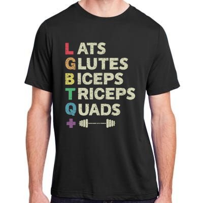 Lats Glutes Biceps Triceps Quads Lgbt Adult ChromaSoft Performance T-Shirt