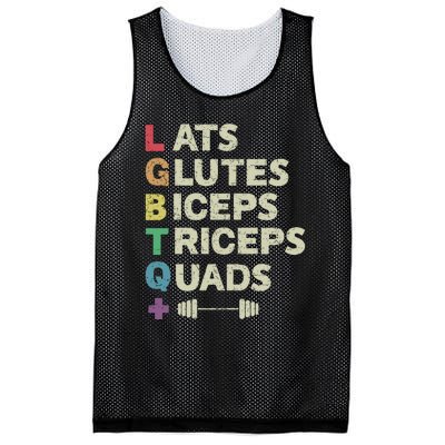 Lats Glutes Biceps Triceps Quads Lgbt Mesh Reversible Basketball Jersey Tank