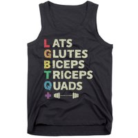 Lats Glutes Biceps Triceps Quads Lgbt Tank Top