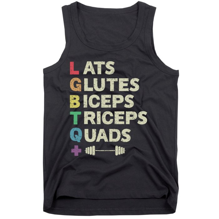 Lats Glutes Biceps Triceps Quads Lgbt Tank Top