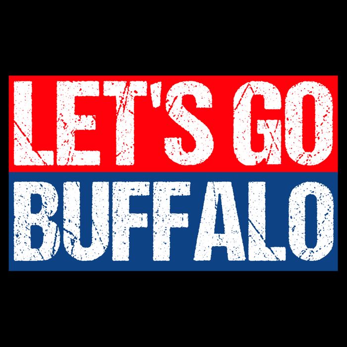 Let's Go Buffalo Stripe Pom Pom Beanie