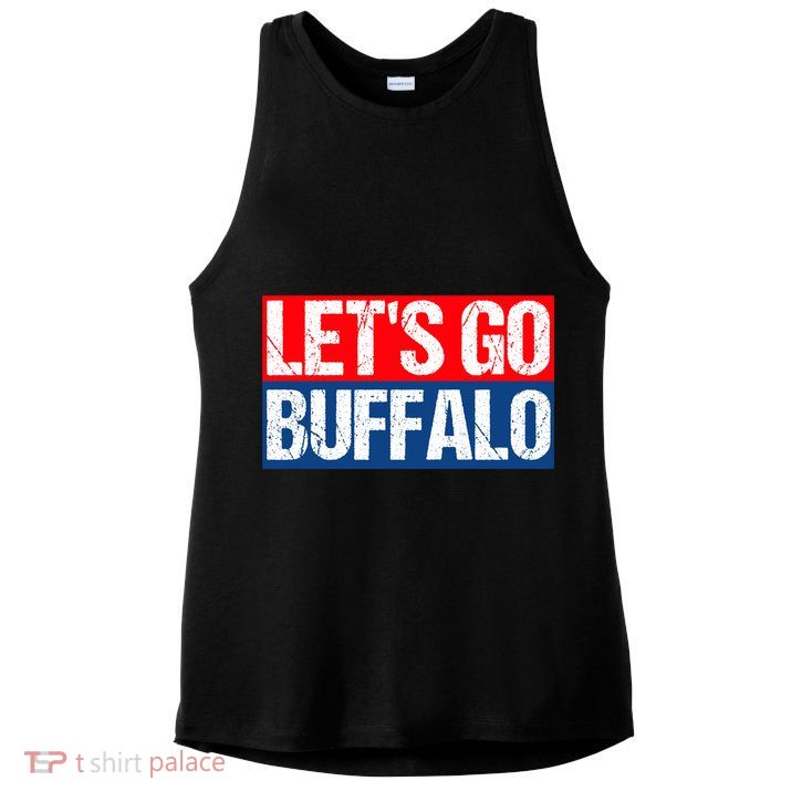 Let's Go Buffalo Ladies PosiCharge Tri-Blend Wicking Tank