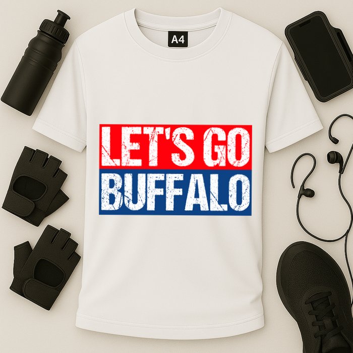 Let's Go Buffalo Cooling Performance Crew T-Shirt