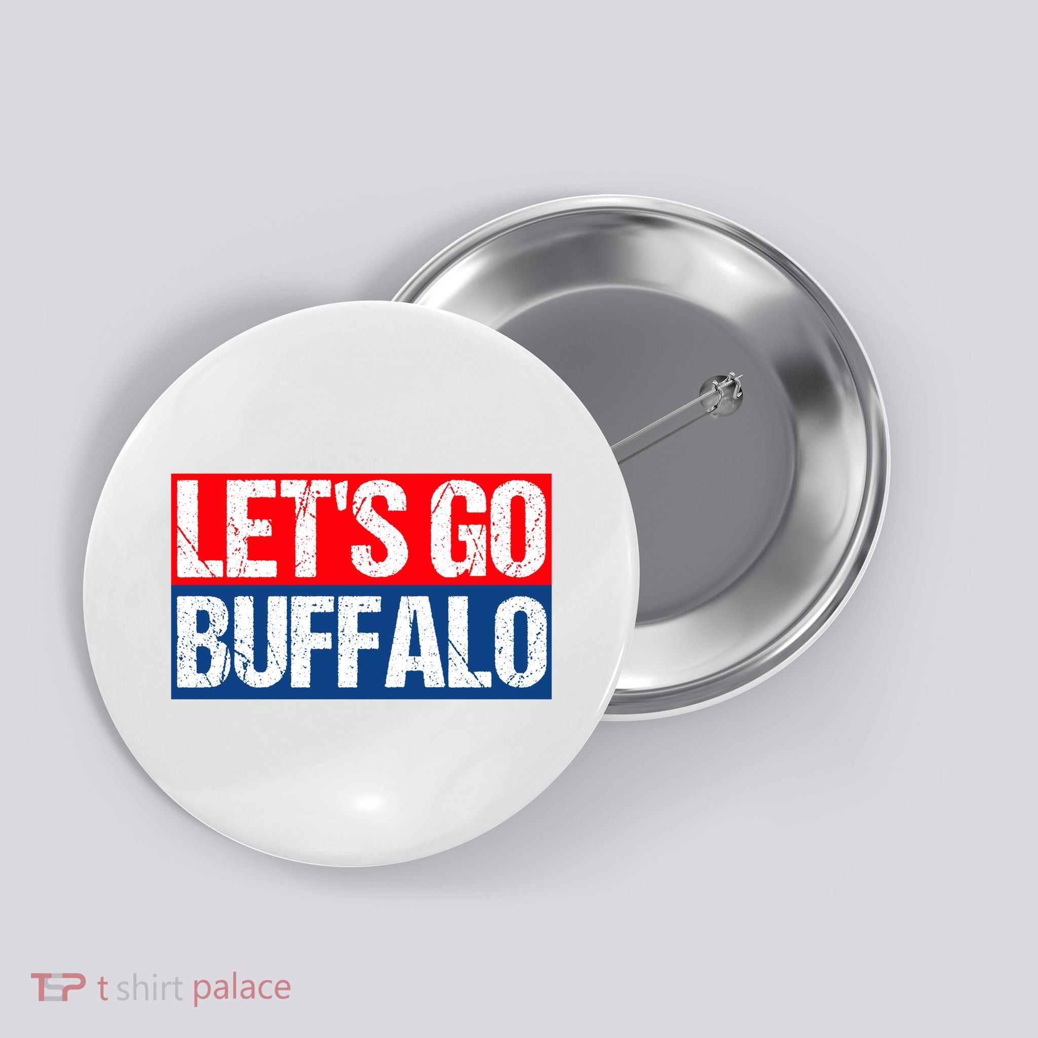 Let's Go Buffalo Button
