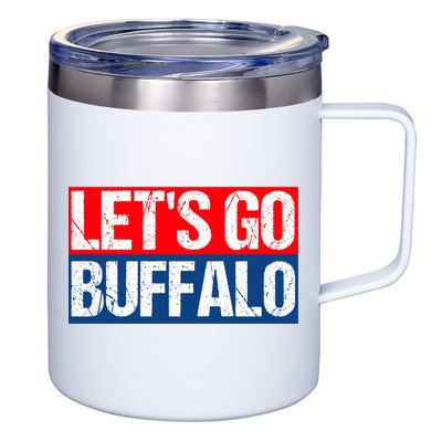 Let's Go Buffalo 12oz Stainless Steel Coffee Mug
