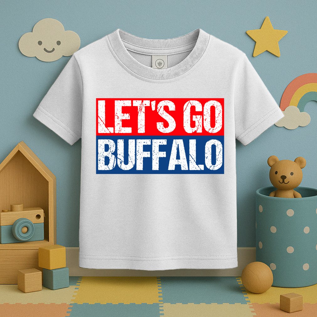 Let's Go Buffalo Toddler T-Shirt