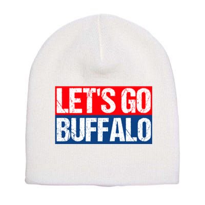 Let's Go Buffalo Short Acrylic Beanie