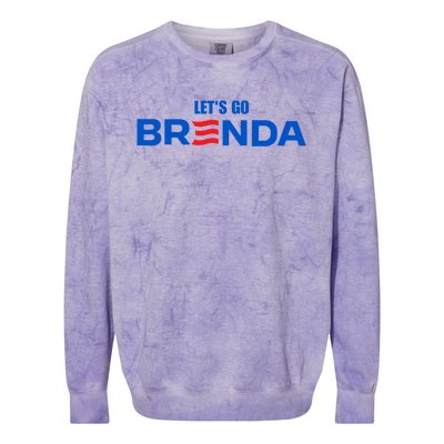 LetS Go Brenda Kamala 2024 Colorblast Crewneck Sweatshirt