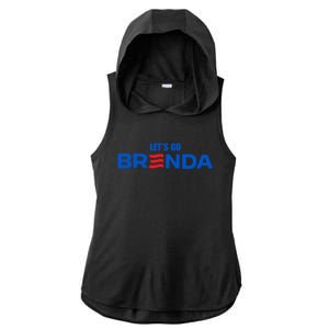 LetS Go Brenda Kamala 2024 Ladies PosiCharge Tri-Blend Wicking Draft Hoodie Tank