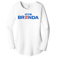 LetS Go Brenda Kamala 2024 Women's Perfect Tri Tunic Long Sleeve Shirt