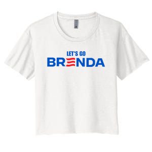 LetS Go Brenda Kamala 2024 Women's Crop Top Tee