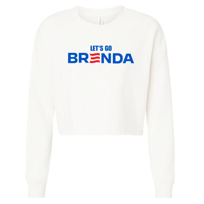 LetS Go Brenda Kamala 2024 Cropped Pullover Crew