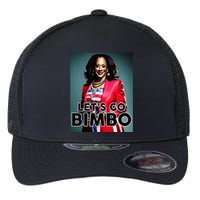 Lets Go Bimbo Funny Antti Kamala Harris Flexfit Unipanel Trucker Cap