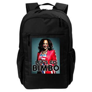 Lets Go Bimbo Funny Antti Kamala Harris Daily Commute Backpack