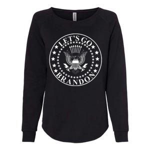 Let's Go Brandon American Seal Womens California Wash Sweatshirt