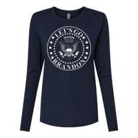 Let's Go Brandon American Seal Womens Cotton Relaxed Long Sleeve T-Shirt