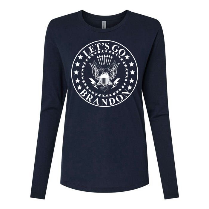 Let's Go Brandon American Seal Womens Cotton Relaxed Long Sleeve T-Shirt