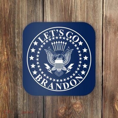 Let's Go Brandon American Seal Coaster