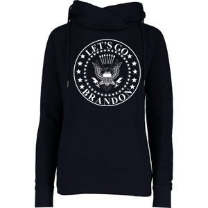 Let's Go Brandon American Seal Womens Funnel Neck Pullover Hood