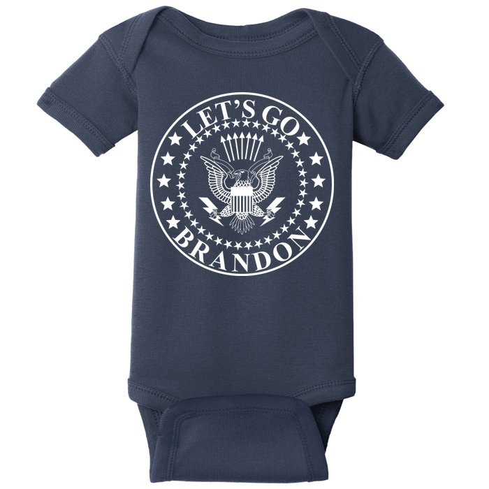 Let's Go Brandon American Seal Baby Bodysuit