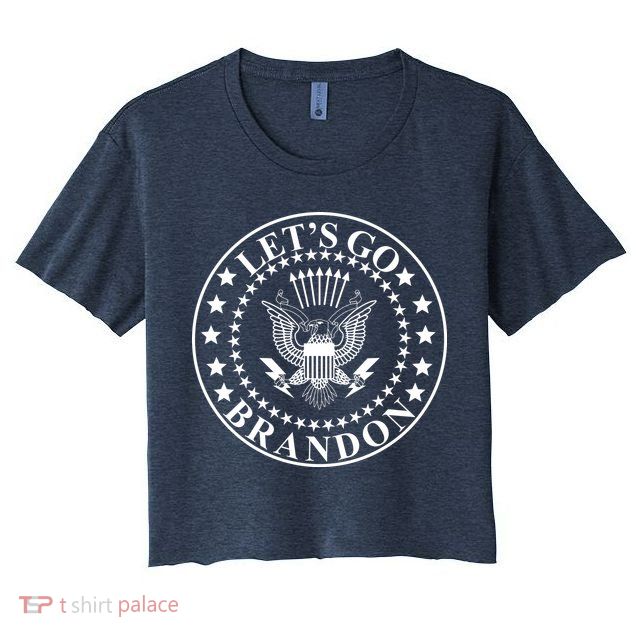Let's Go Brandon American Seal Crop Top
