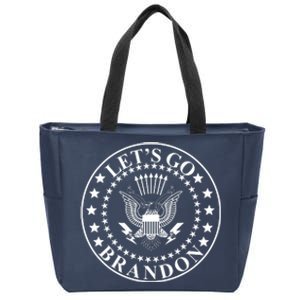 Let's Go Brandon American Seal Zip Tote Bag